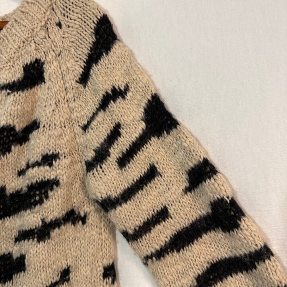Sleeping On Snow Anthropologie Wool Cardigan Small Chunky Knit - Picture 6 of 10